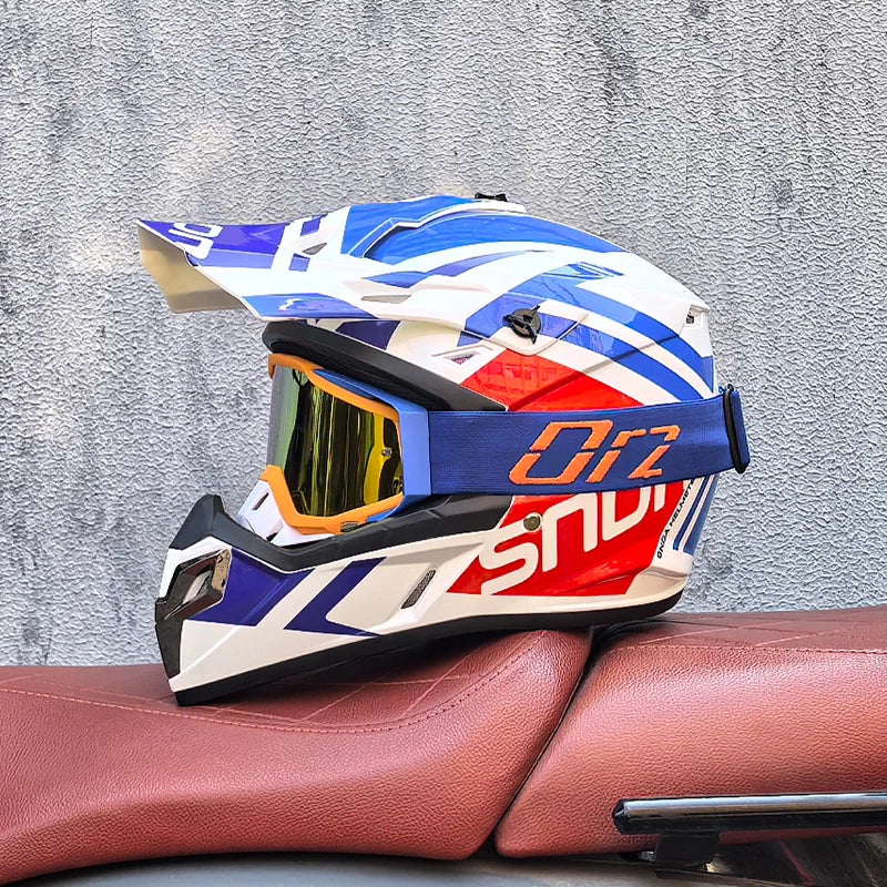 DOT Motocross Motorcycle Helmet for Adult Riders