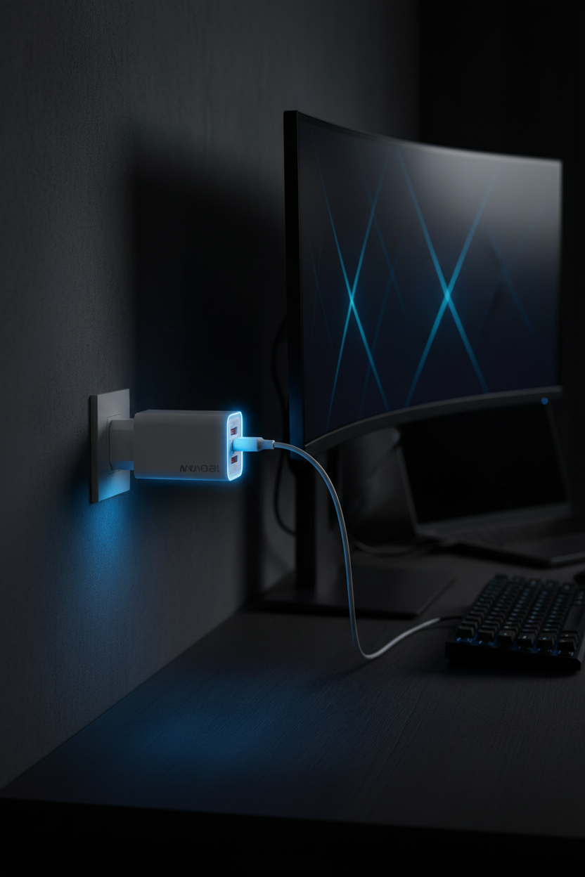 120W – Night Desk Setup