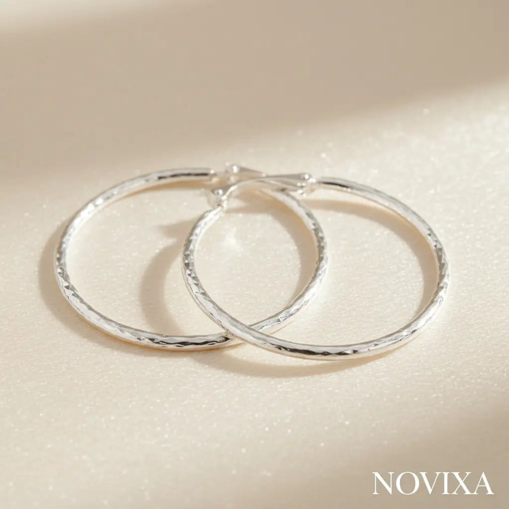 Sterling Silver Earrings Jewelry novixa
