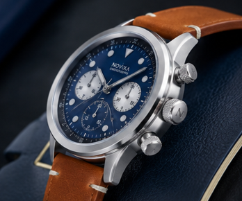 NOVIXA™ Abyss Blue Chronograph Watch