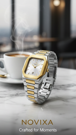NOVIXA™ Prime Blue Stainless Steel Watch