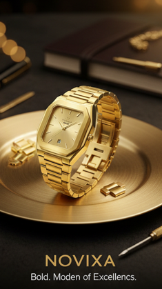 NOVIXA™ Prime Blue Stainless Steel Watch