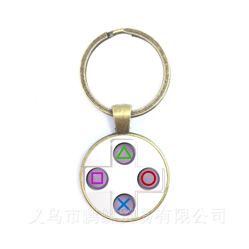 Retro Game Controller Keychain — Premium Zinc Alloy Gamer Gift