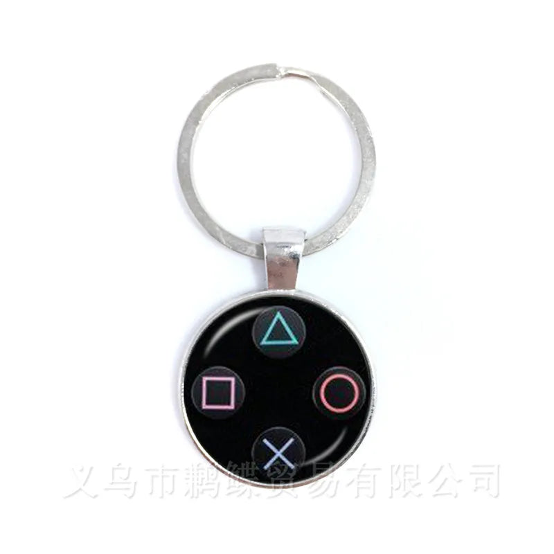 Retro Game Controller Keychain — Premium Zinc Alloy Gamer Gift