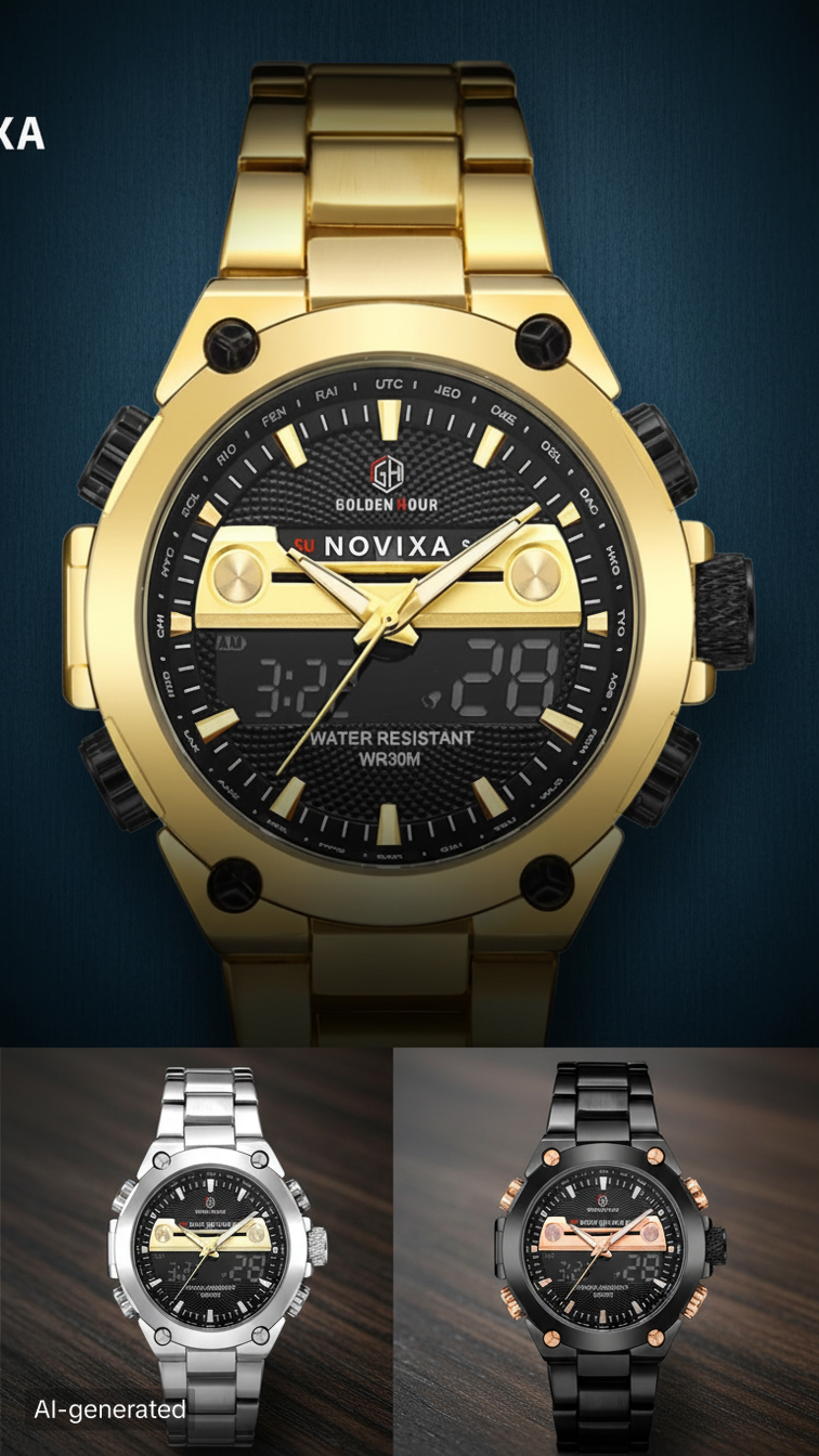 NOVIXA™ Titan Chronograph Watch