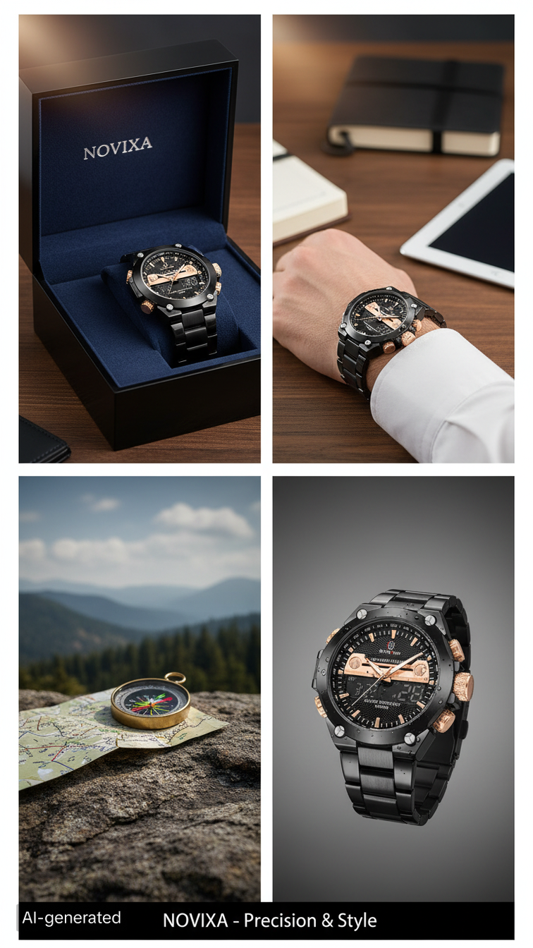 NOVIXA™ Titan Chronograph Watch