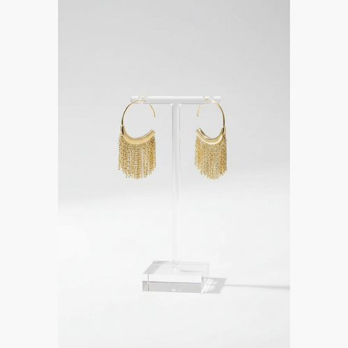 925 Sterling Silver Snake Tassel Drop Earrings