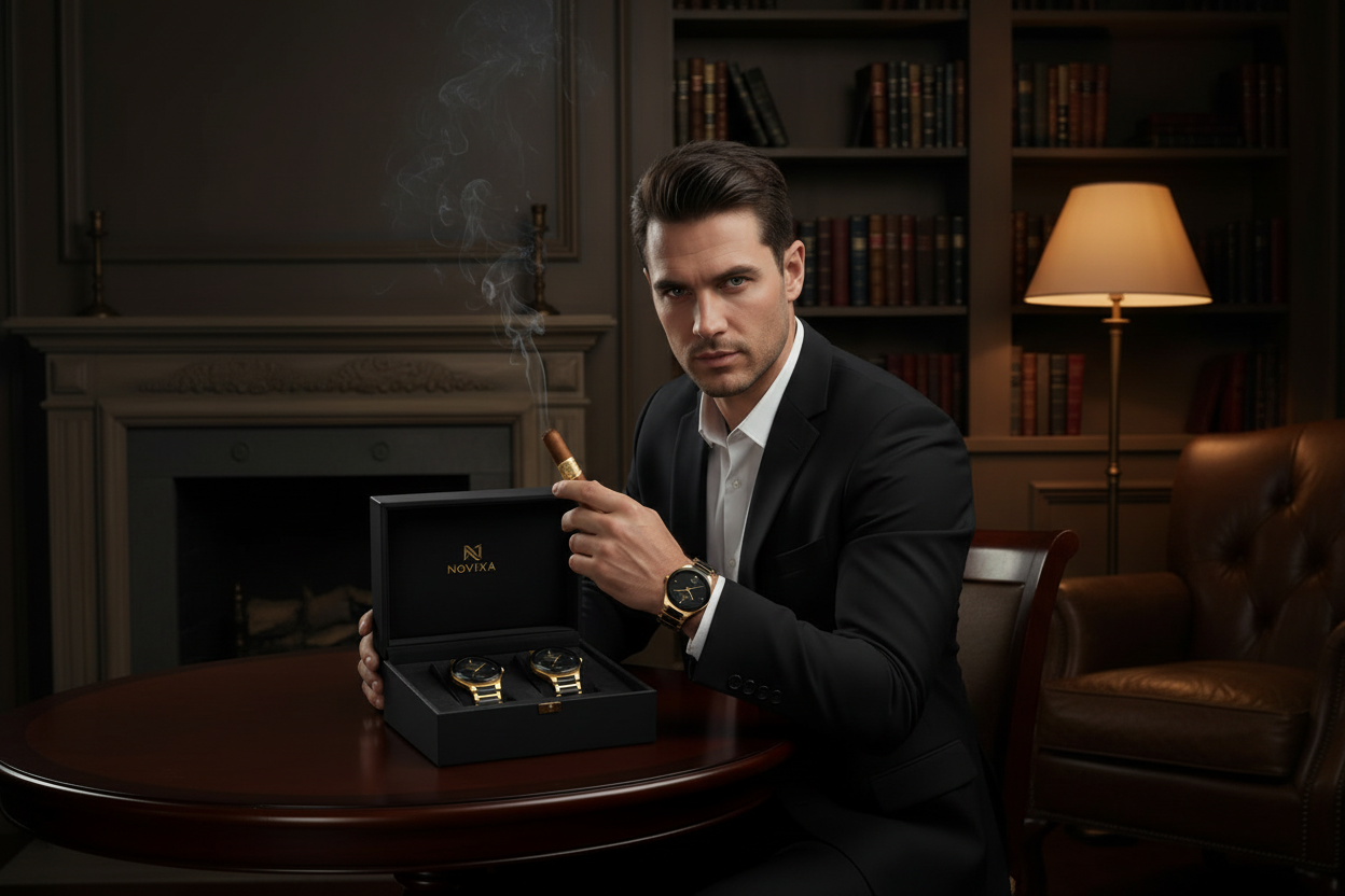 NOVIXA™ Royal Black Edition Watch Novixa Now Watches