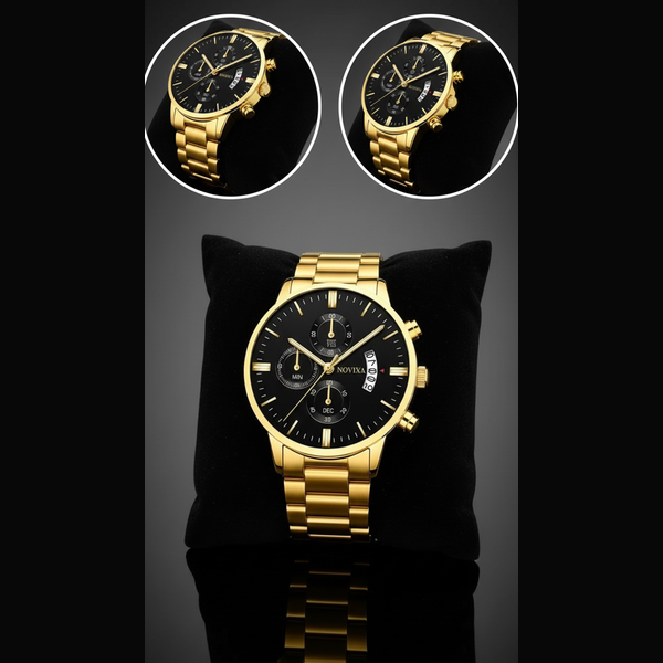 NOVIXA™ Men's Alloy Quartz Dress Watch Novixa Now Watches