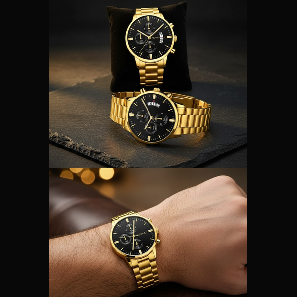 NOVIXA™ Men's Alloy Quartz Dress Watch Novixa Now Watches