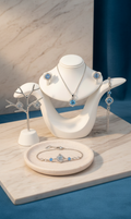 NOVIXA™ Luxury 925 Sterling Silver Crystal Zircon Jewelry Set