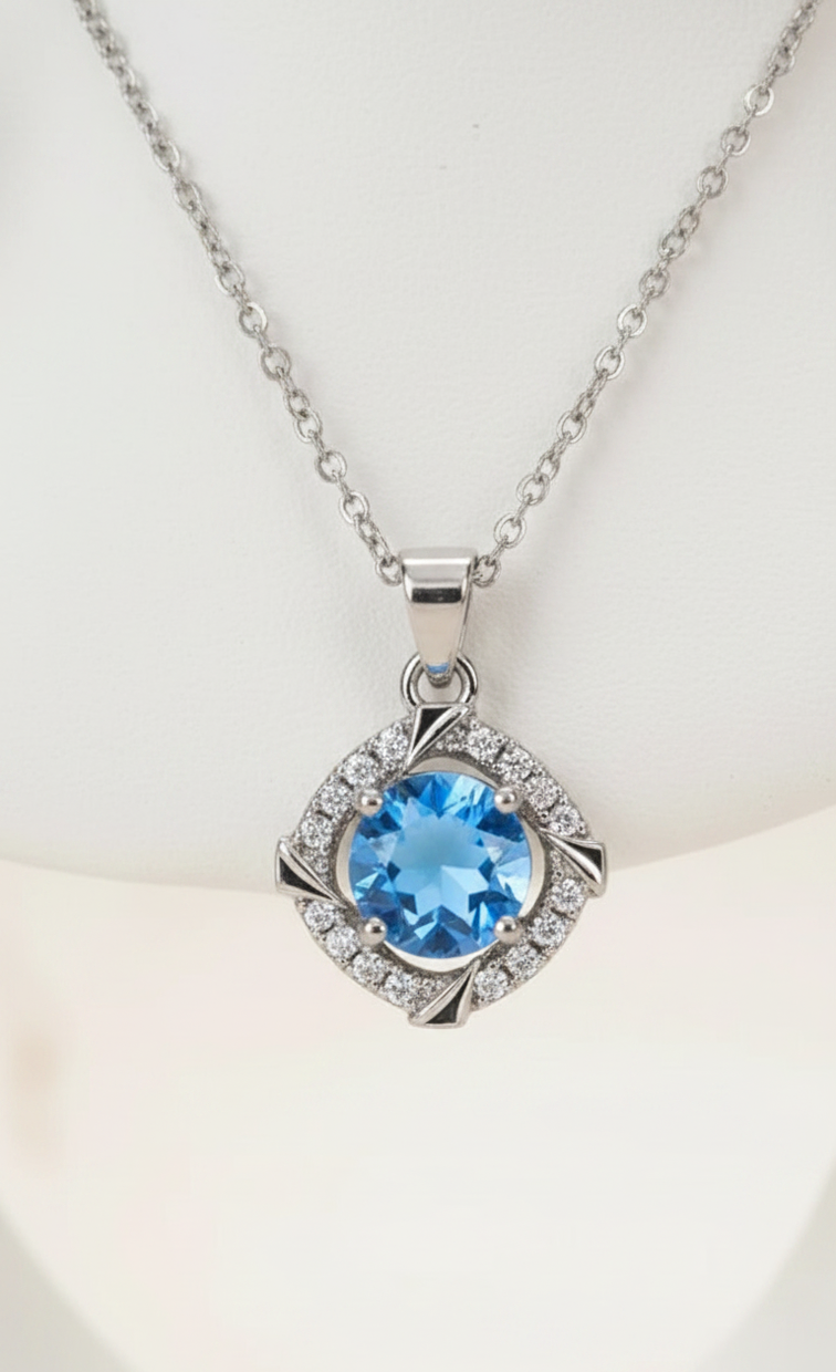 NOVIXA™ Luxury 925 Sterling Silver Crystal Zircon Jewelry Set