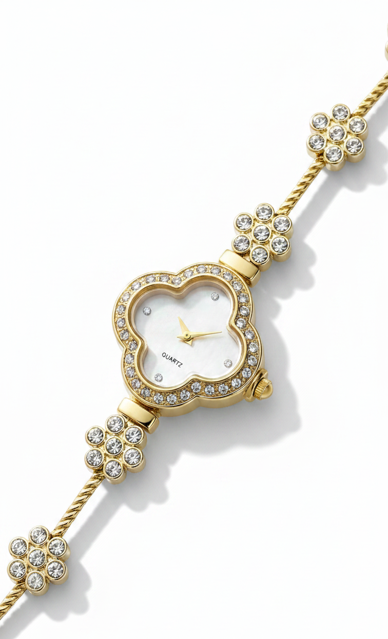 Clover Bracelet Watch / Free shipping