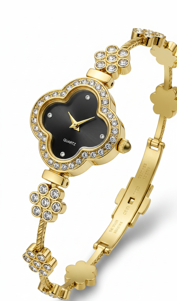 Clover Bracelet Watch / Free shipping