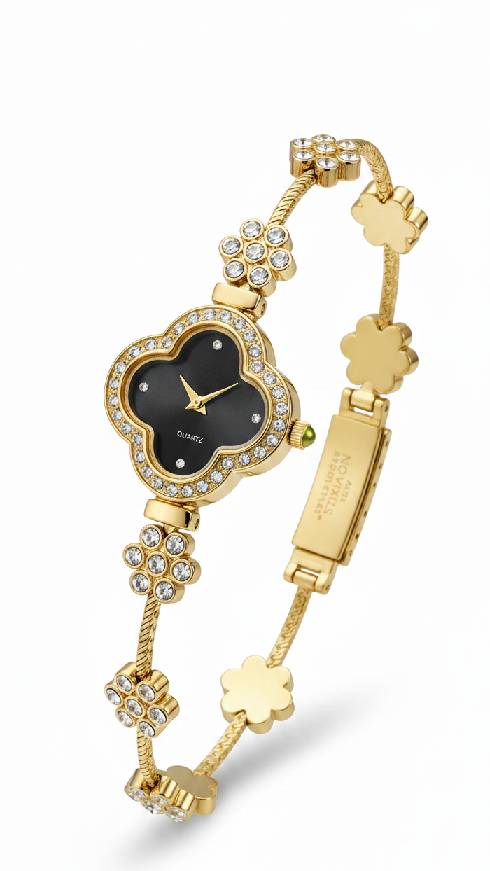 Clover Bracelet Watch / Free shipping