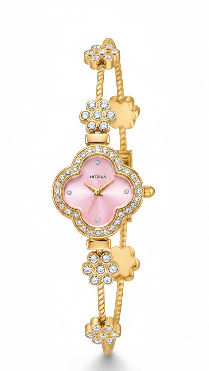 Clover Bracelet Watch / Free shipping