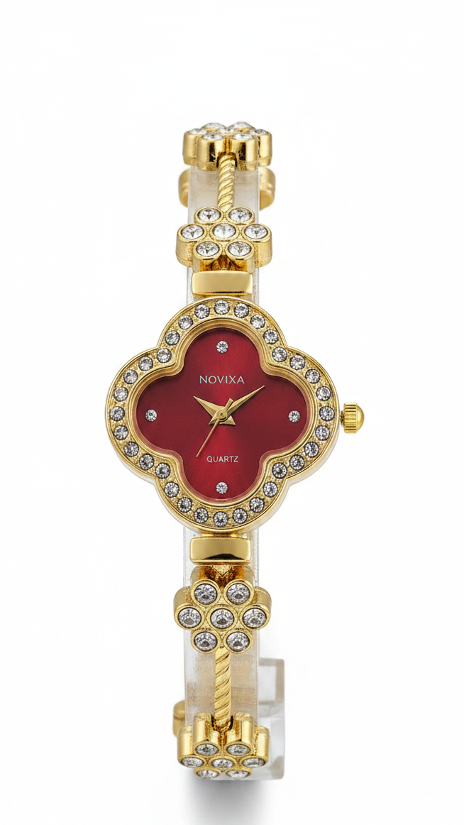 Clover Bracelet Watch / Free shipping