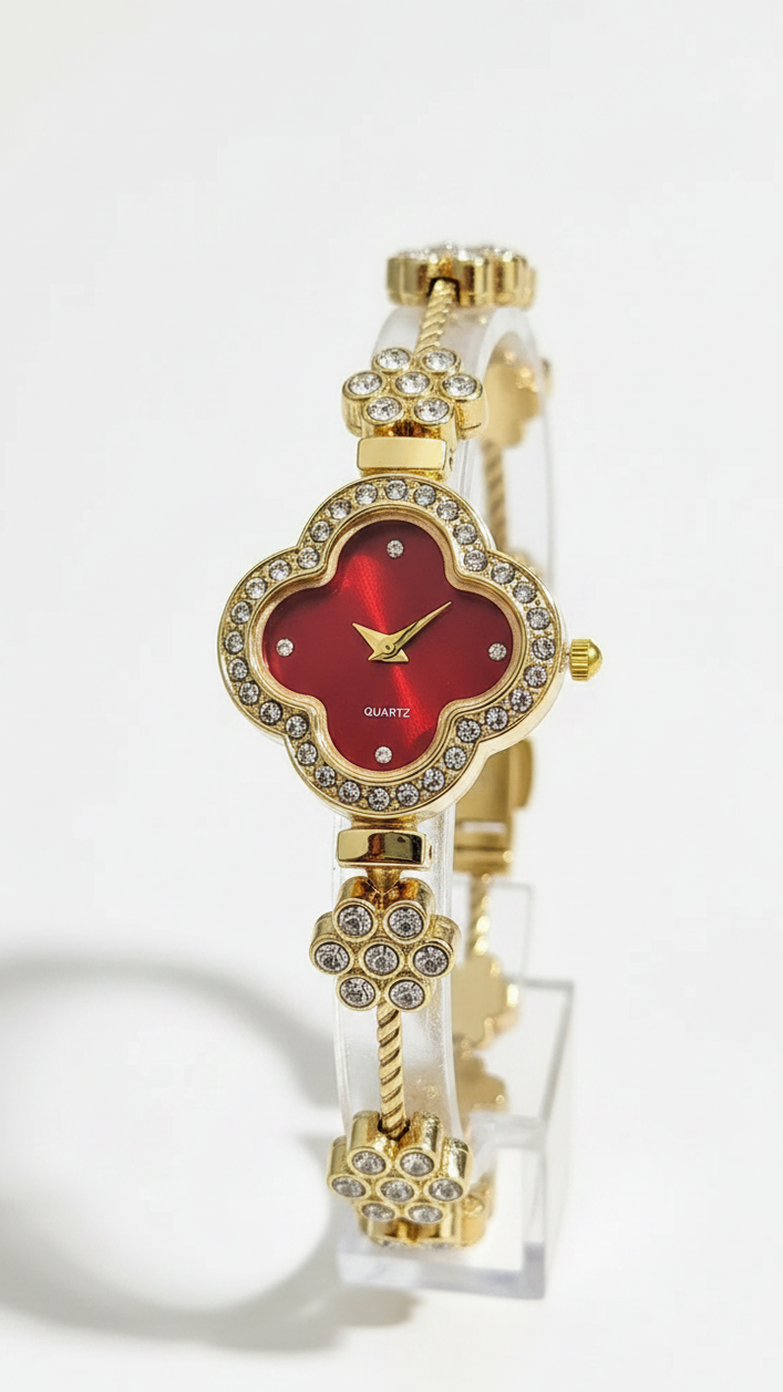 Clover Bracelet Watch / Free shipping