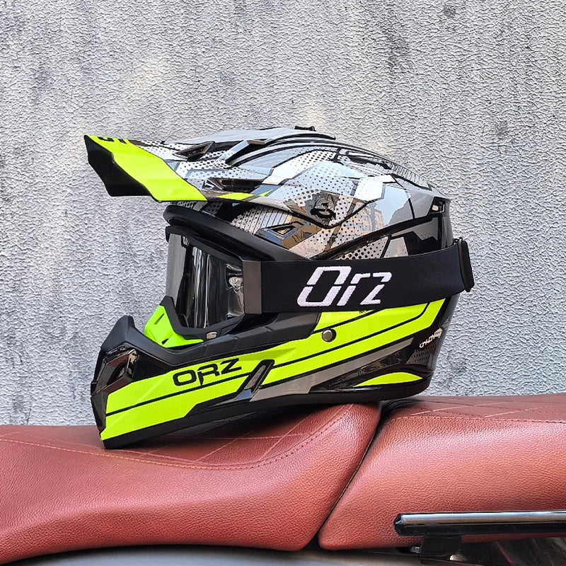 DOT Motocross Motorcycle Helmet for Adult Riders
