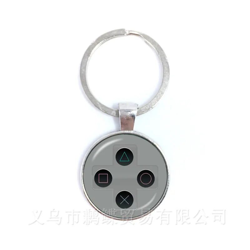 Retro Game Controller Keychain — Premium Zinc Alloy Gamer Gift