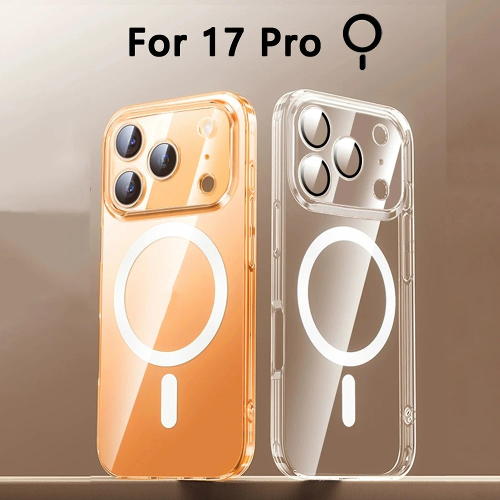 MagSafe Magnetic Clear Case For iPhone 17 Series