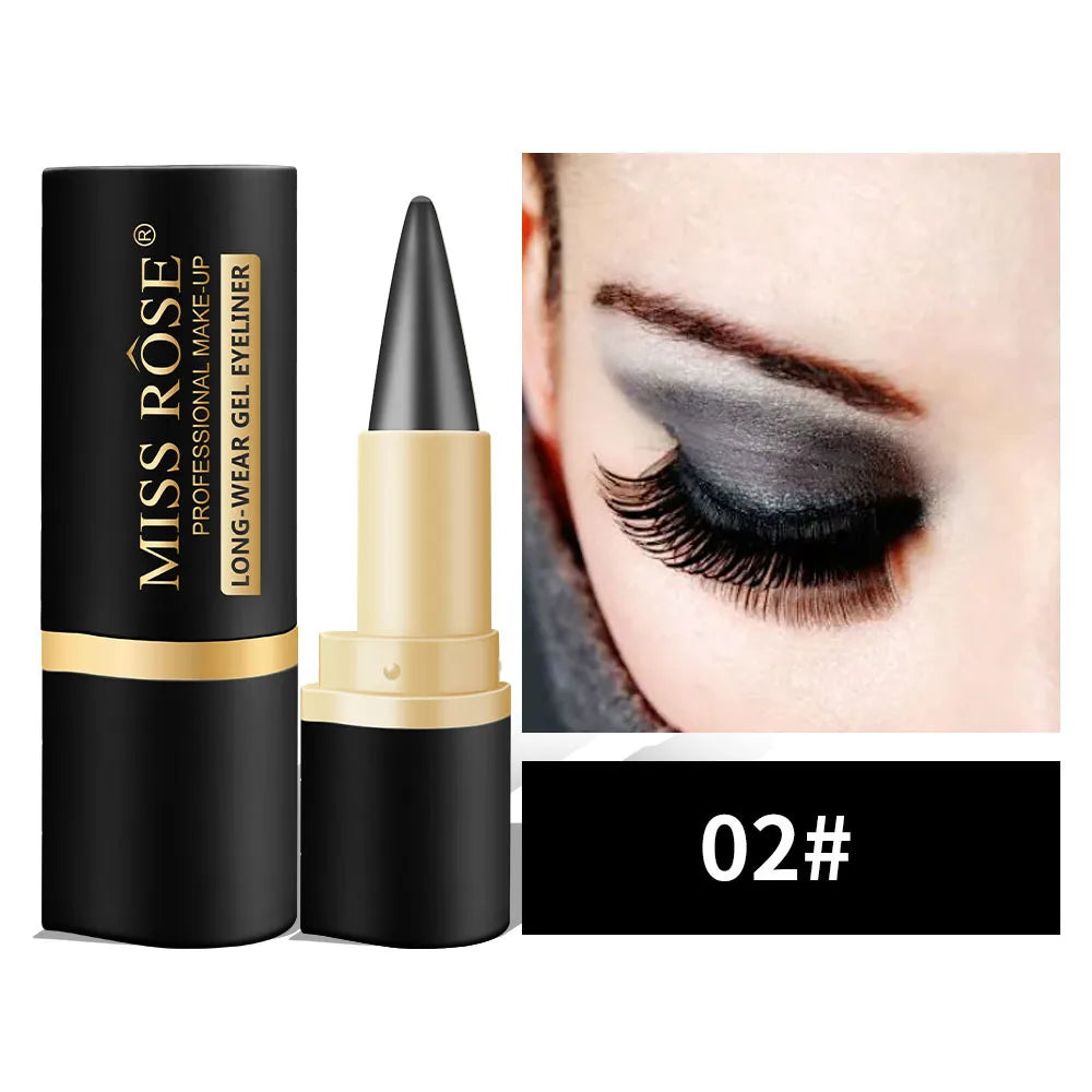 Eyeliner Pencil Natural Black Eyeliner Cream for Women Eye Liner Waterproof Smudge Smoky Eyeshadow Palette Halloween Makeup