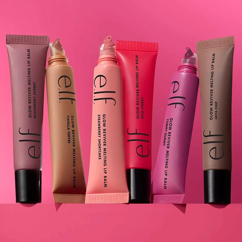 Elf Lip Balm Tinted Lip Gloss Lightweight Hydrating Nourishing Repairing Improve Lip Lines Dryness Create Naturally Plump Lips