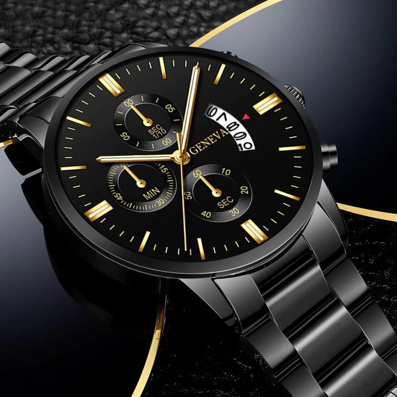Men’s Alloy Quartz Dress Watch – Slim 40 mm Dial