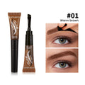 5 Color Peel-off Eyebrow Gel Cream Quick-Drying Lasting Tearing Eyebrow Dye Glue Waterproof Brow Tattoo Eyebrow Enhancer Tint