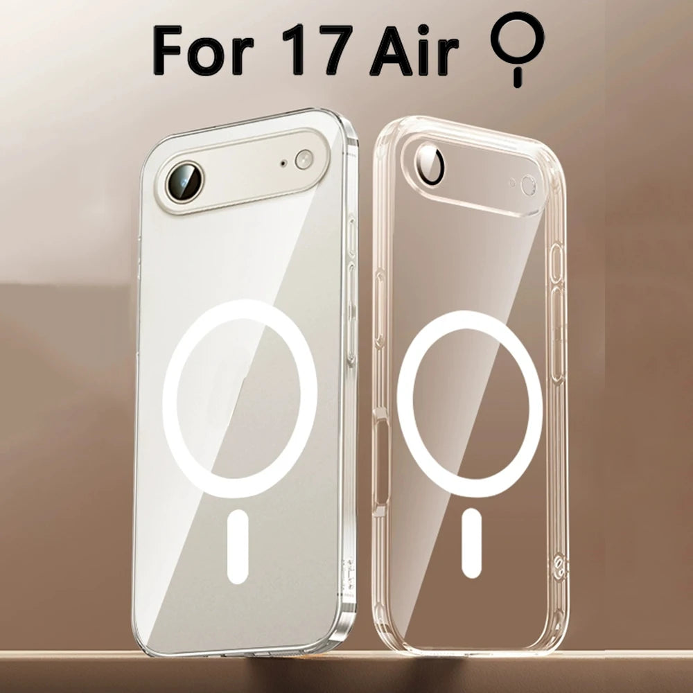 MagSafe Magnetic Clear Case For iPhone 17 Series