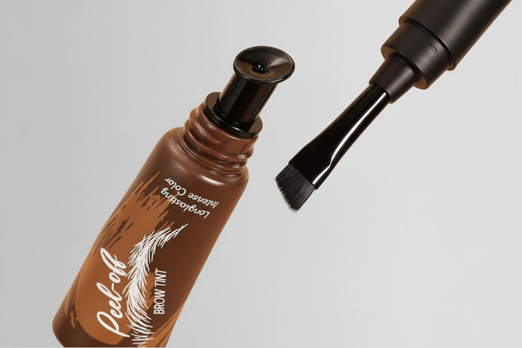 5 Color Peel-off Eyebrow Gel Cream Quick-Drying Lasting Tearing Eyebrow Dye Glue Waterproof Brow Tattoo Eyebrow Enhancer Tint