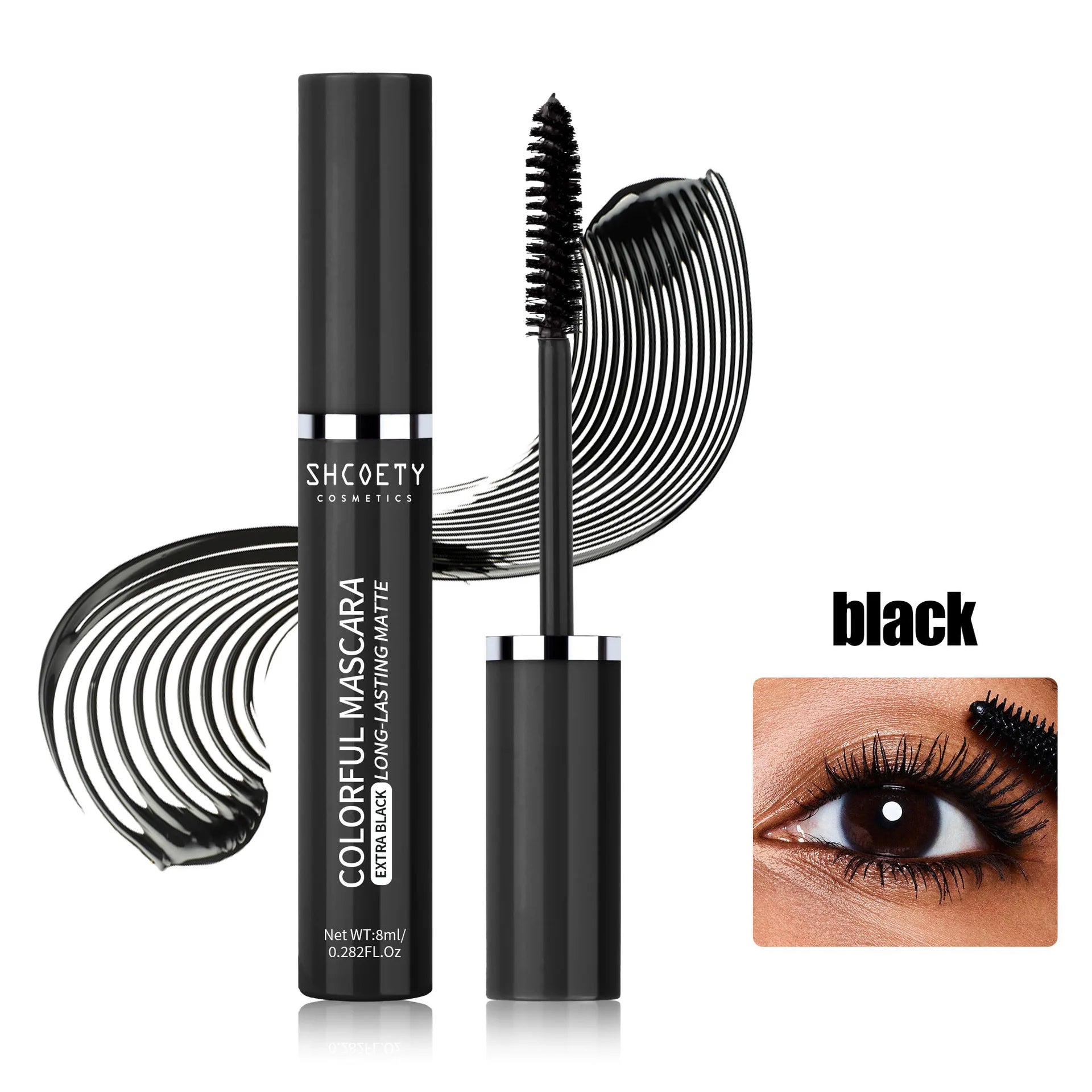 Blue 5D Curling Thick Mascara Long-wearing Waterproof Colorful Fast Dry Eyelash Extension Eye Lashes Christmas Stage Makeup