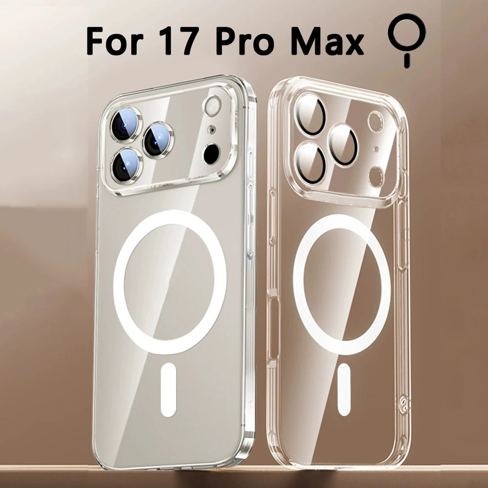 MagSafe Magnetic Clear Case For iPhone 17 Series