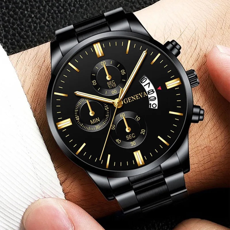 Men’s Alloy Quartz Dress Watch – Slim 40 mm Dial