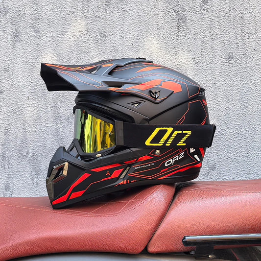 DOT Motocross Motorcycle Helmet for Adult Riders