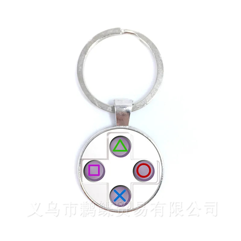 Retro Game Controller Keychain — Premium Zinc Alloy Gamer Gift