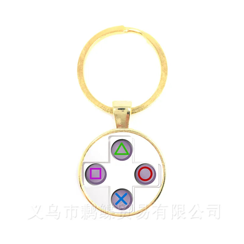 Retro Game Controller Keychain — Premium Zinc Alloy Gamer Gift