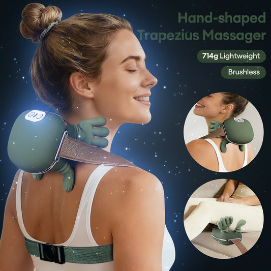 4D Neck And Shoulder Massager – Wireless Finger Kneading