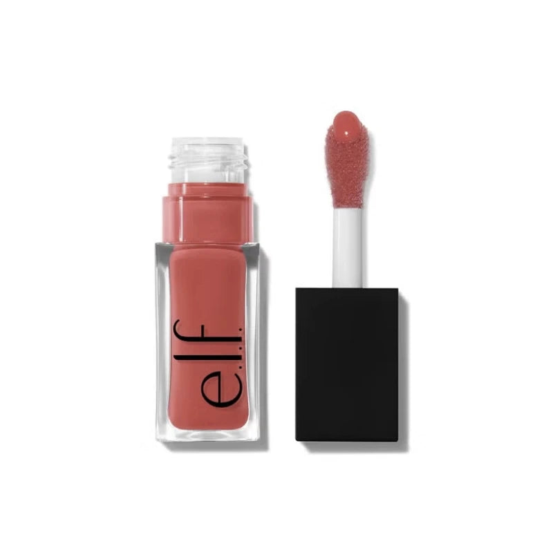 Elf New Glow Reviver Lip Gloss Candy Divine Wine Tinted Lightweight Moisturizing Nutritious Lip Oil Plump Lip Makeup Cosmetics
