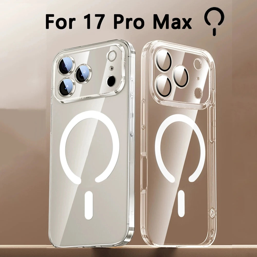 MagSafe Magnetic Clear Case For iPhone 17 Series
