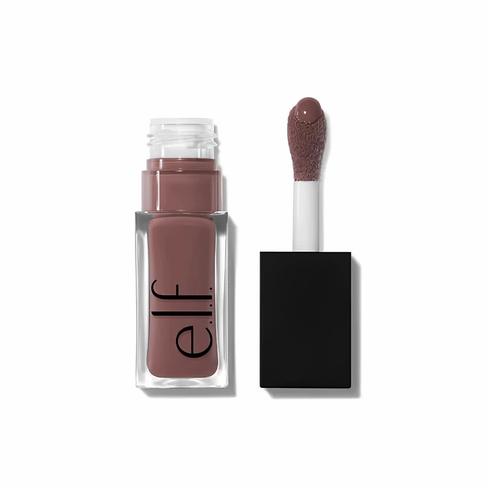 Elf New Glow Reviver Lip Gloss Candy Divine Wine Tinted Lightweight Moisturizing Nutritious Lip Oil Plump Lip Makeup Cosmetics