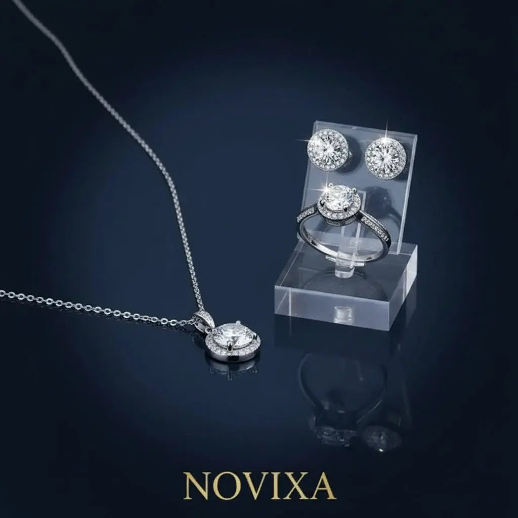 NOVIXA Crystal Drop Bridal Set novixa