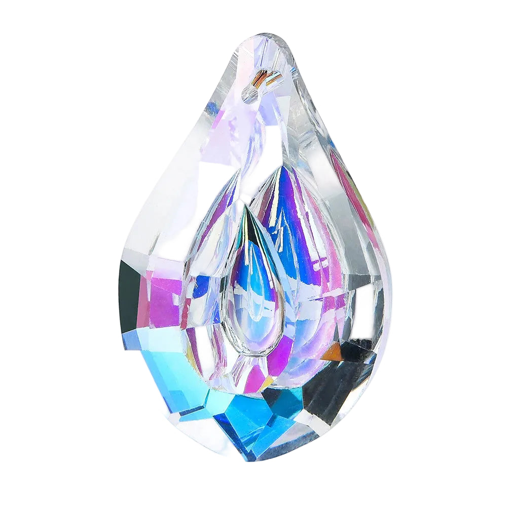 50mm Crystal Prism Suncatcher Pendant — Rainbow Light Home Décor
