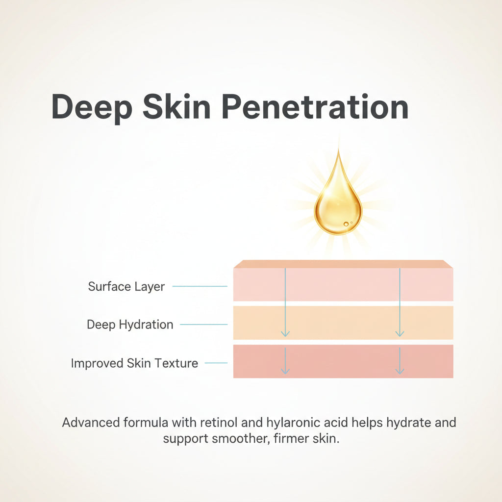 Korean Retinol Moisturizing Essence Exfoliating Eye Cream Moisturizer Rejuvenate Shrinks Pores Moisturiz Brighten Skin Care