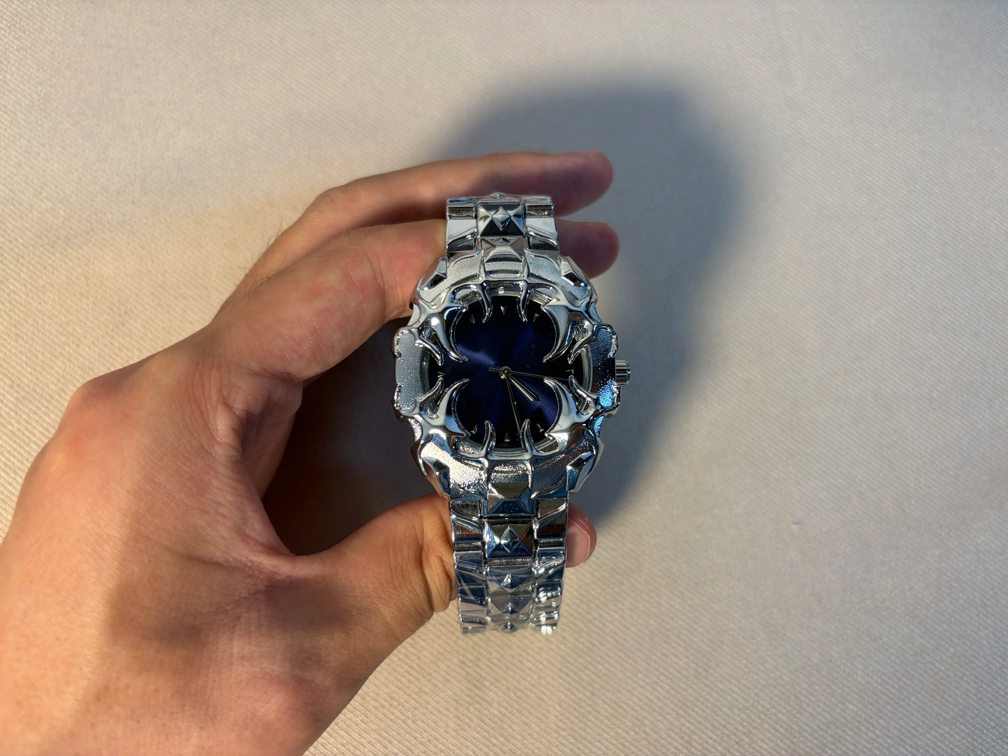 DENVOSI Y2K Gothic Claw Watch — Detachable Dial, Luminous Hands, 3Bar Water Resistant