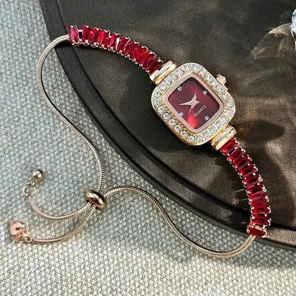 NOVIXA™ Women's Rhinestone Bracelet Watch Novixa Now Jewelry
