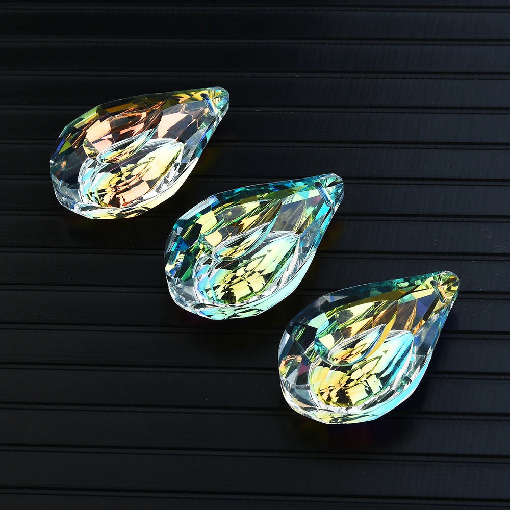50mm Crystal Prism Suncatcher Pendant — Rainbow Light Home Décor