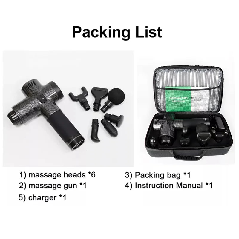 Deep Tissue Percussion Massage Gun for Body & Muscle Relief