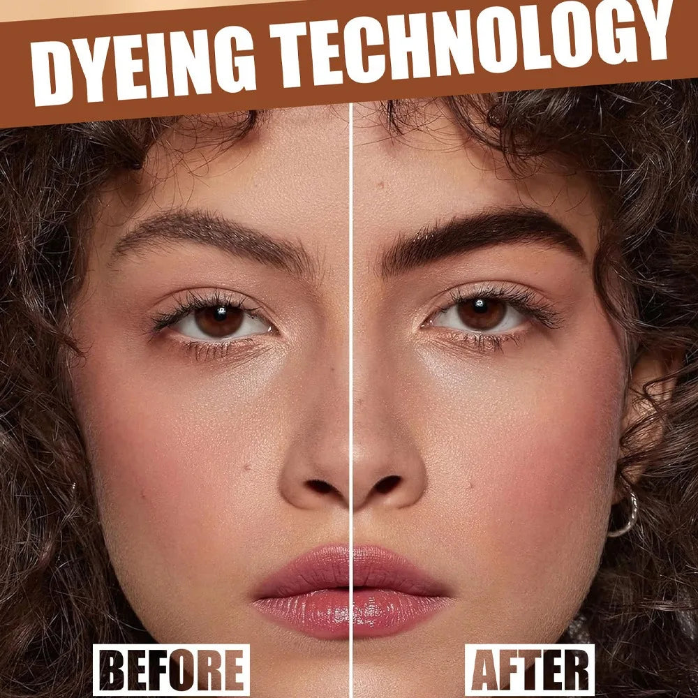 5 Color Peel-off Eyebrow Gel Cream Quick-Drying Lasting Tearing Eyebrow Dye Glue Waterproof Brow Tattoo Eyebrow Enhancer Tint