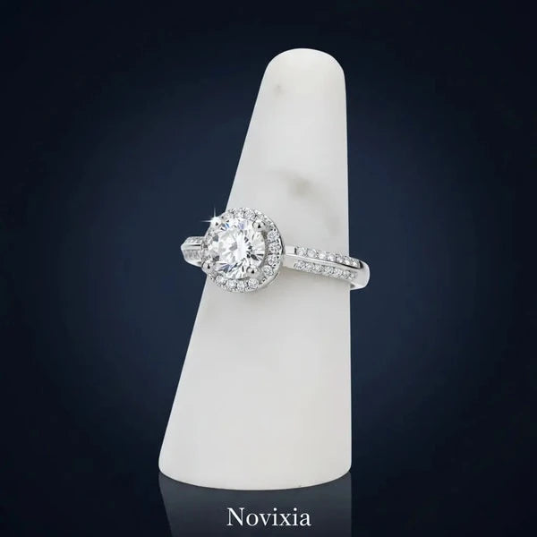 Crystal Drop Bridal Jewelry Set – 925 Sterling Silver & Zircon NOVIXA Jewelry Set